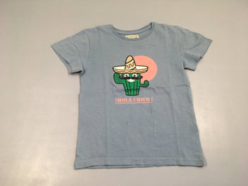 T-shirt m.c bleu Cactus Hola