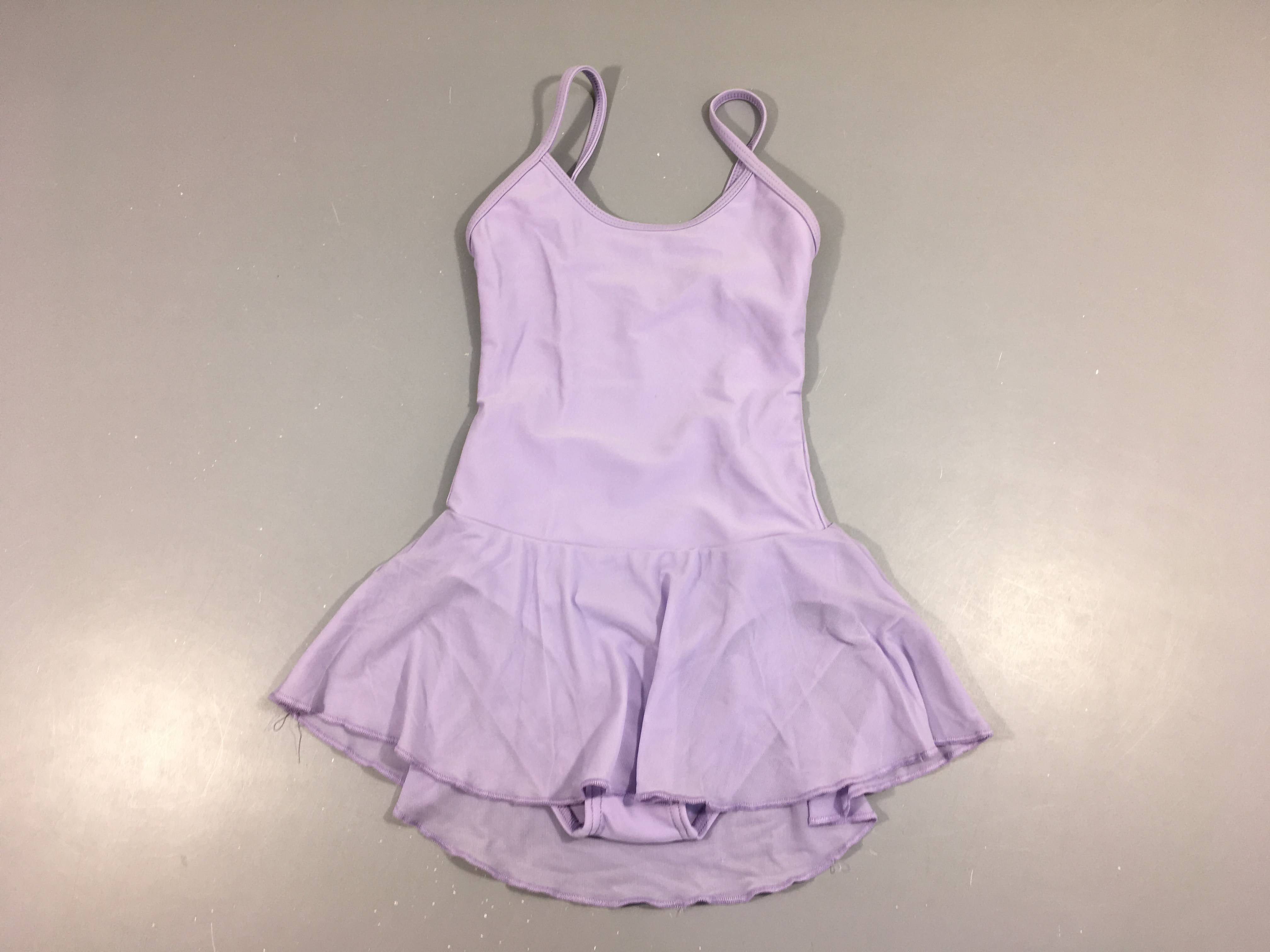 Body/maillot de danse lavande jupe voile