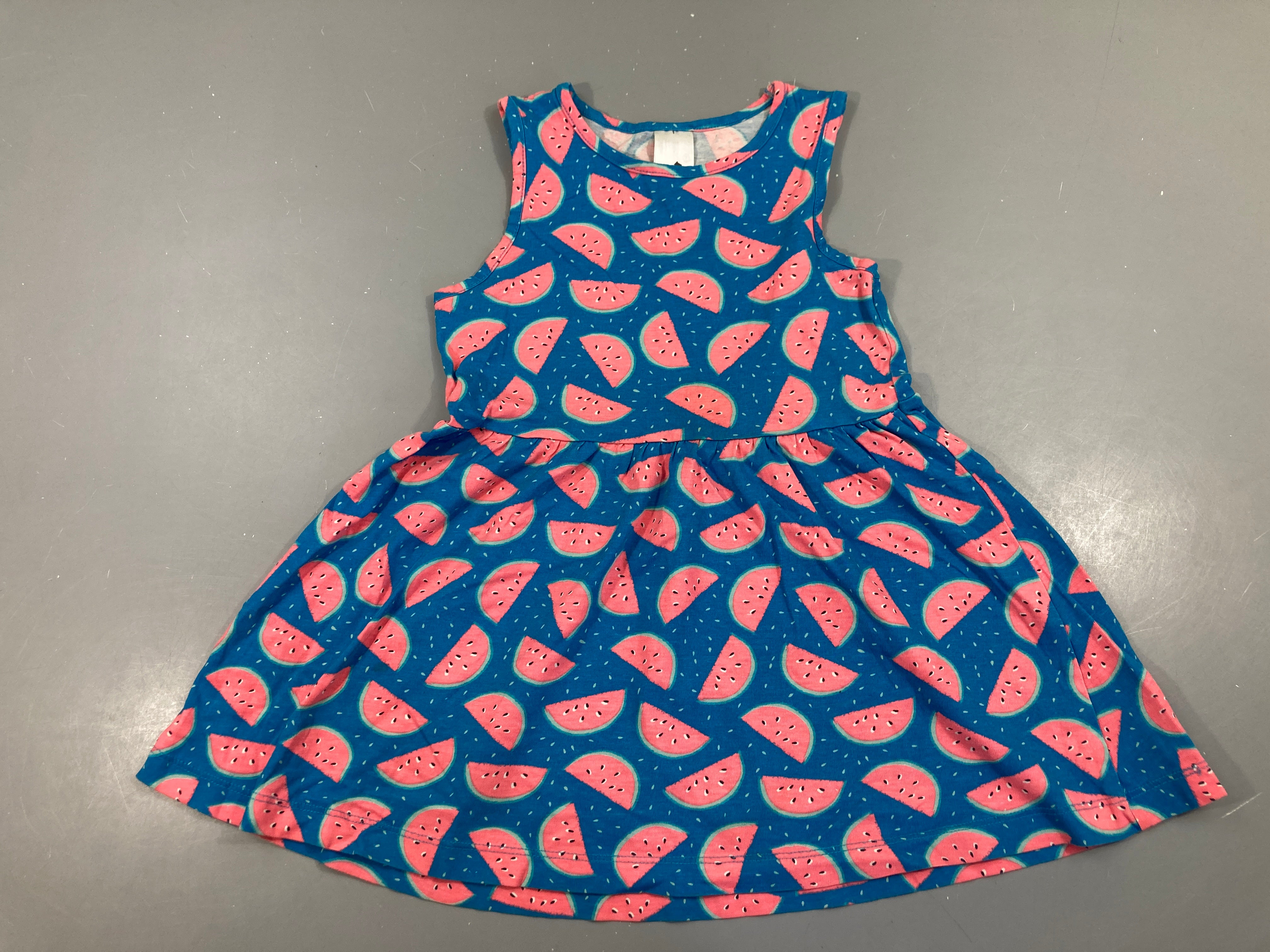 Robe s.m jersey bleue pastèques