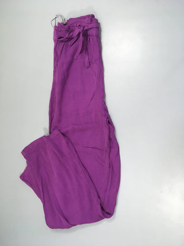 Pantalon fleuide maube texturé, moins cher chez Petit Kiwi