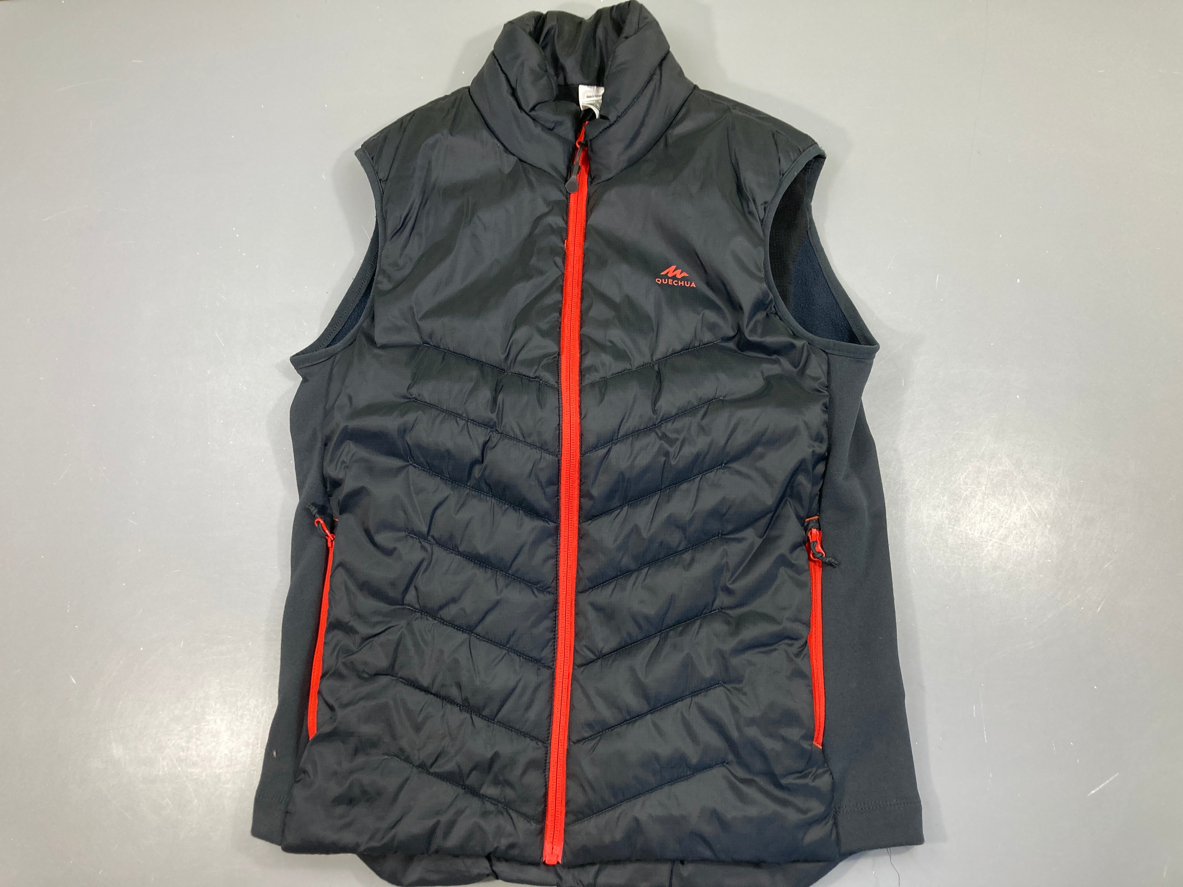 Bodywarmer bleu marine/rouge