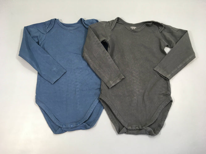 2 Bodies m.l bleu, moins cher chez Petit Kiwi