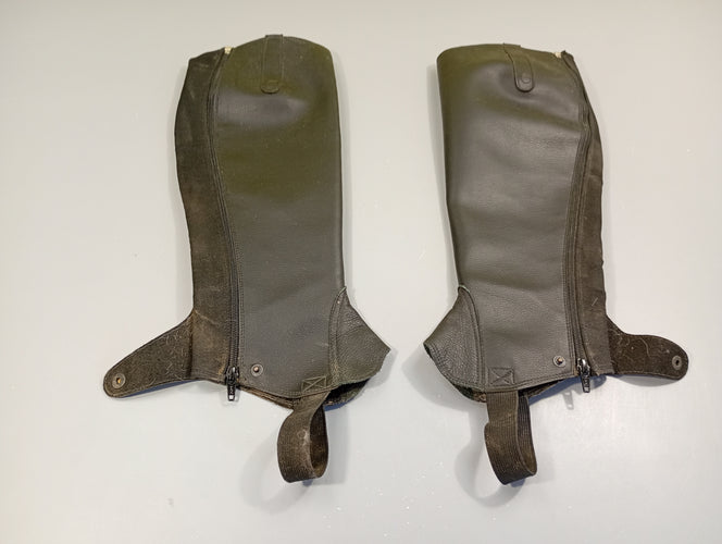 Mini chaps noir M39, moins cher chez Petit Kiwi