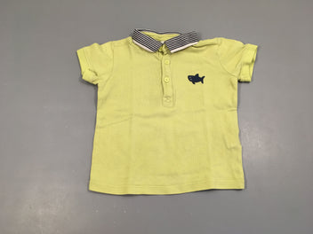 Polo m.c jaune requin