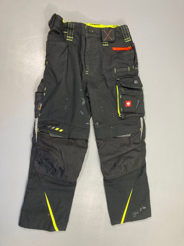 Pantalon de travail e.s.motion noir, Strauss, tâches de colle, moins cher chez Petit Kiwi