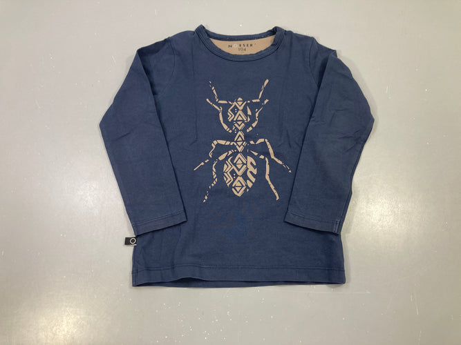 T-shirt m.l bleu marine fourmi tribale, Noeser, moins cher chez Petit Kiwi