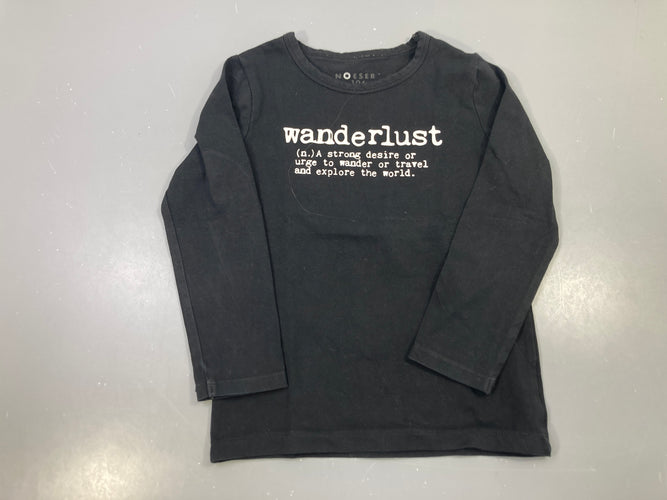 T-shirt m.l noir wanderlust définition, Noeser, moins cher chez Petit Kiwi