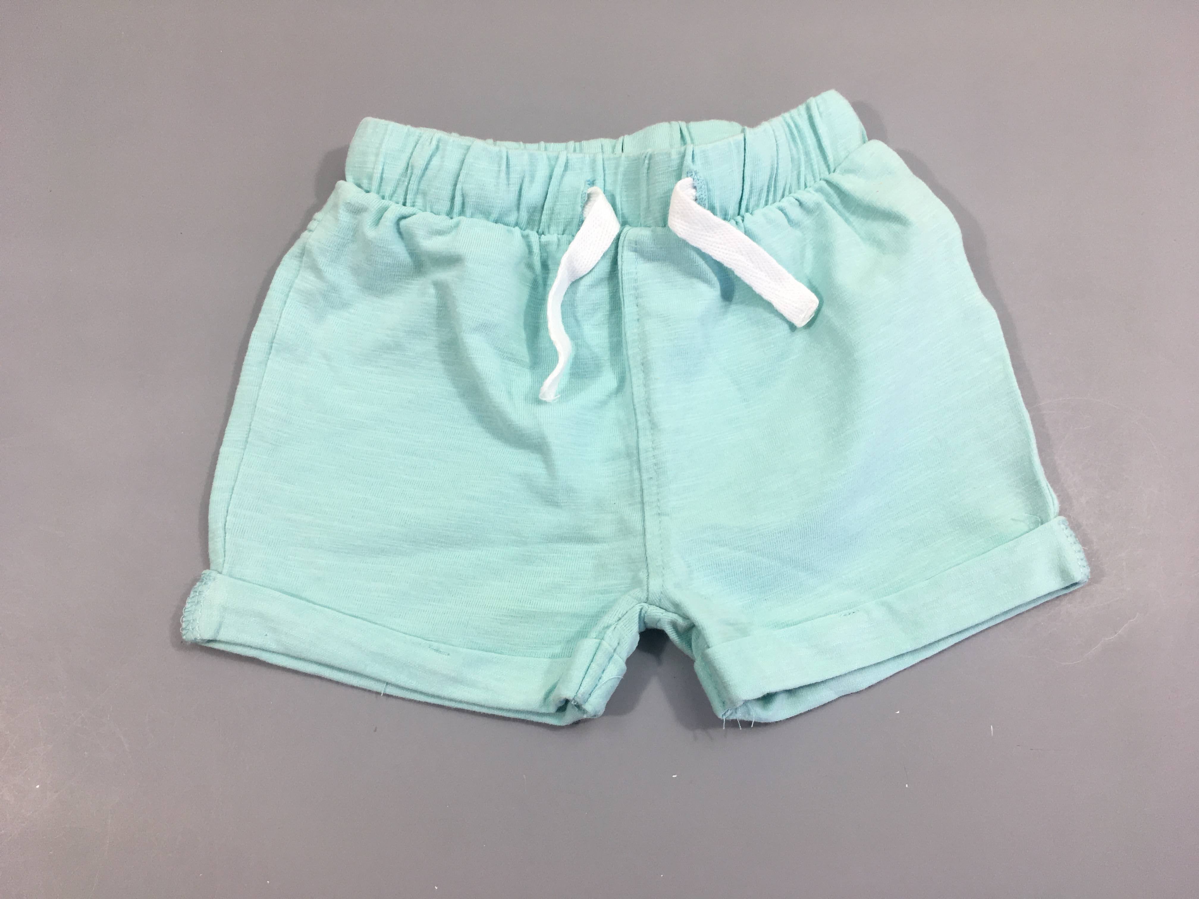 Short jersey bleu
