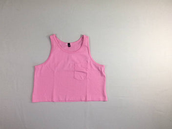 T-shirt s.m cropped rose poche