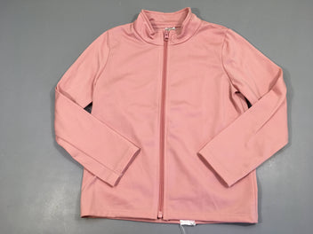Sweat zippé rose