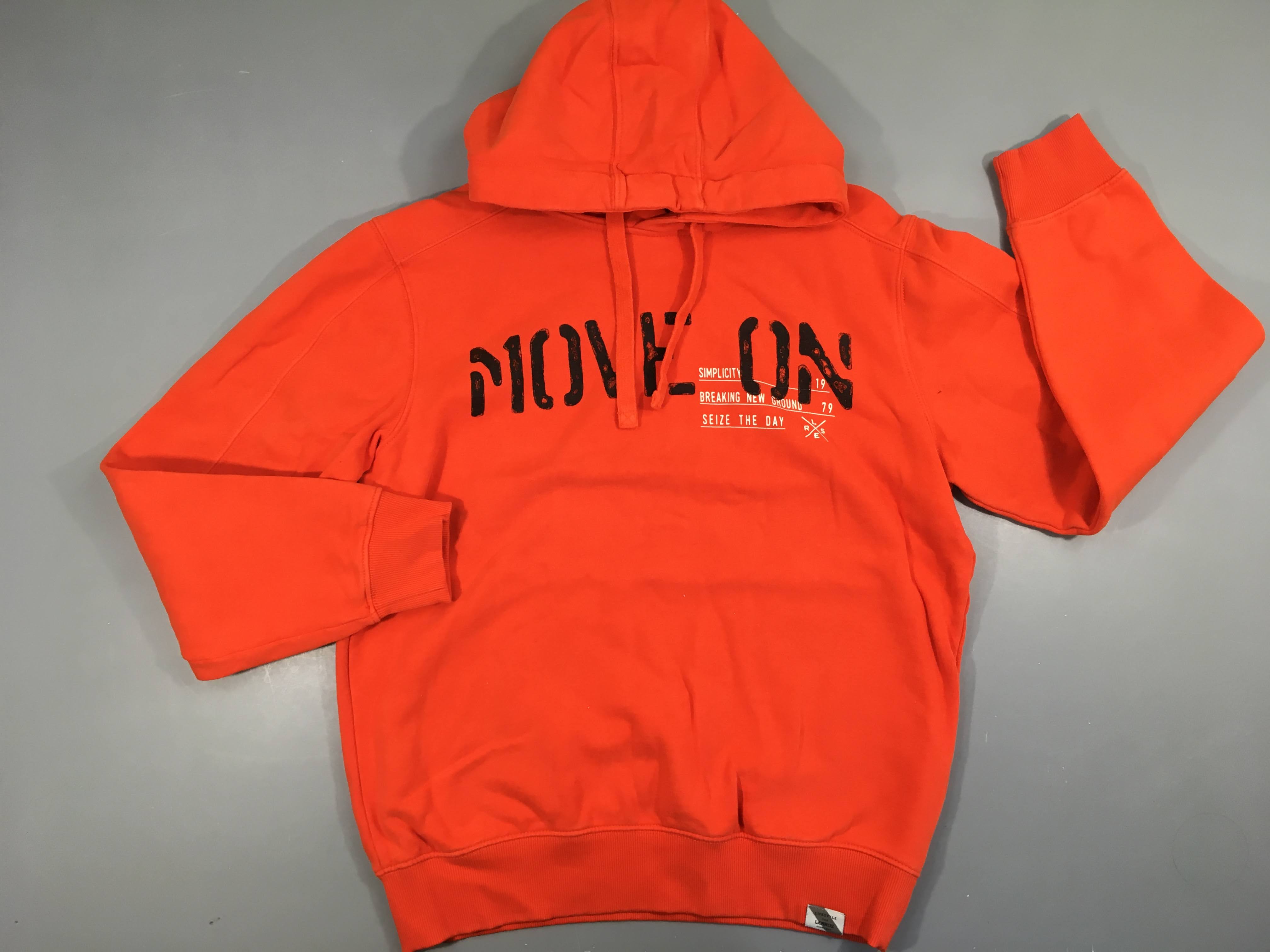 Sweat à capuche orange Move On