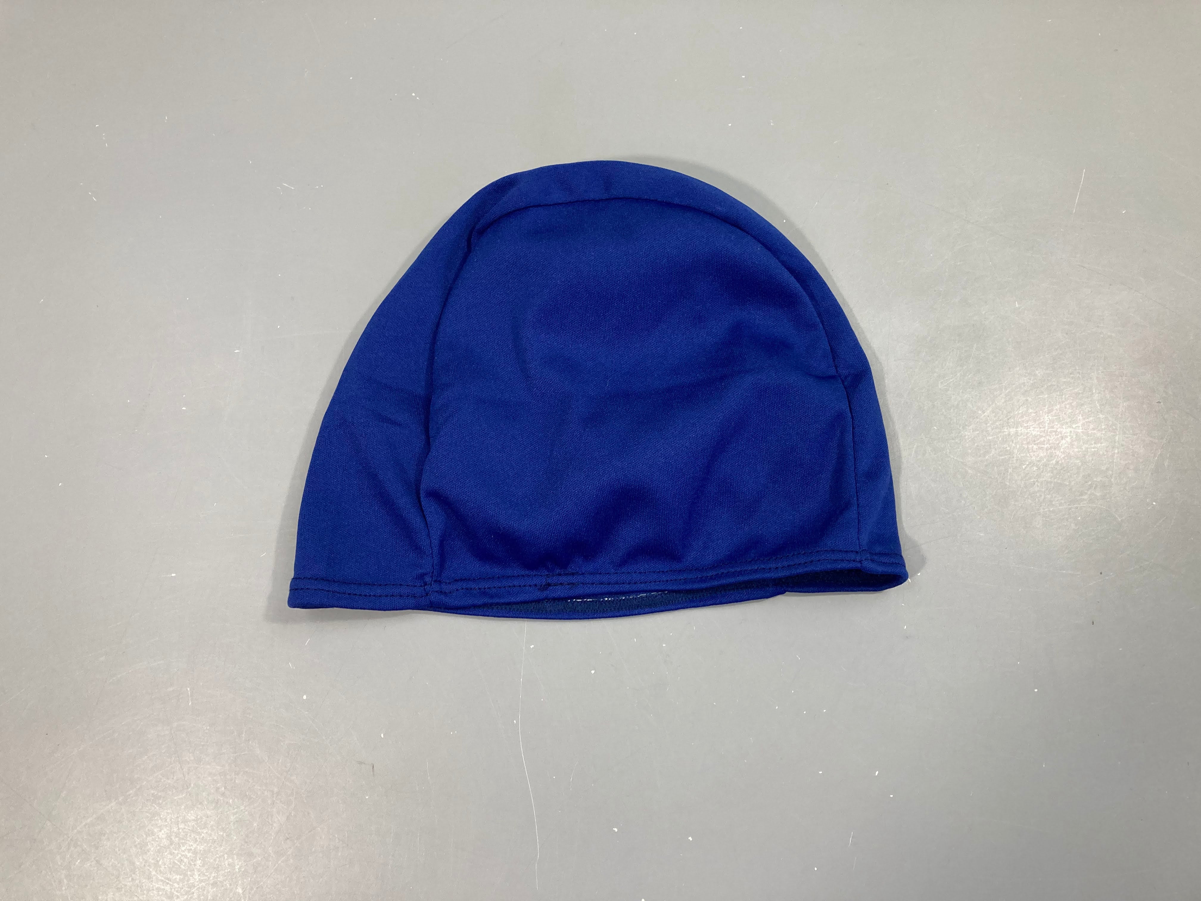 Bonnet de bain tissu bleu
