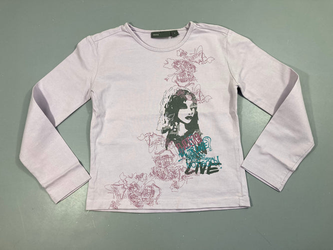 T-shirt m.l parmes papillons, moins cher chez Petit Kiwi