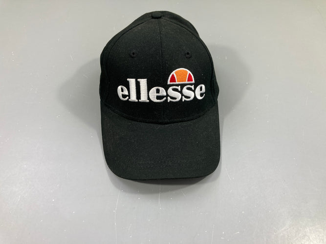 Casquette Ellesse noire 100%coton, moins cher chez Petit Kiwi