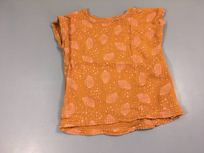 T-shirt m.c tetra moutarde coqillages, moins cher chez Petit Kiwi