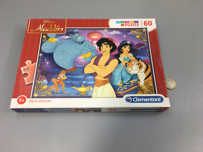 Puzzle Aladin Super Color 60 pcs Complet +5a, moins cher chez Petit Kiwi