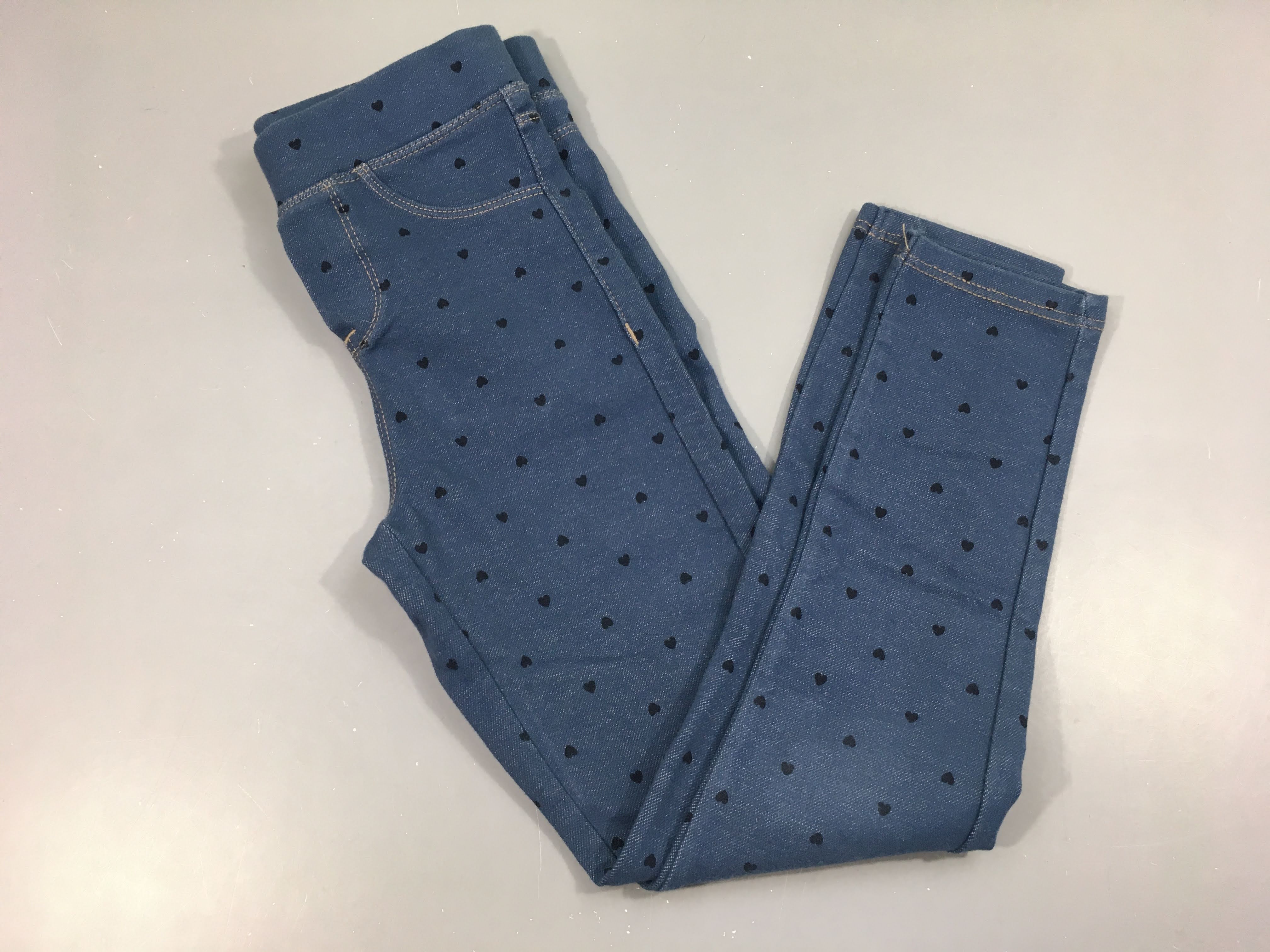 Jegging denim coeurs