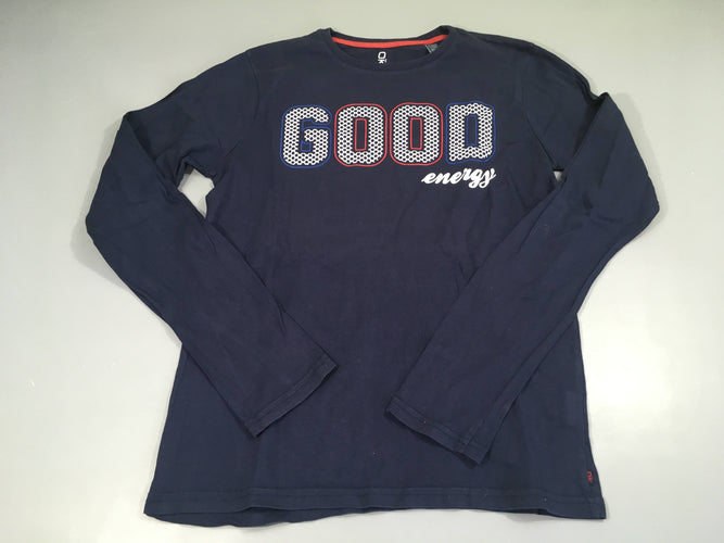T-shirt m.l bleu marine Good, moins cher chez Petit Kiwi