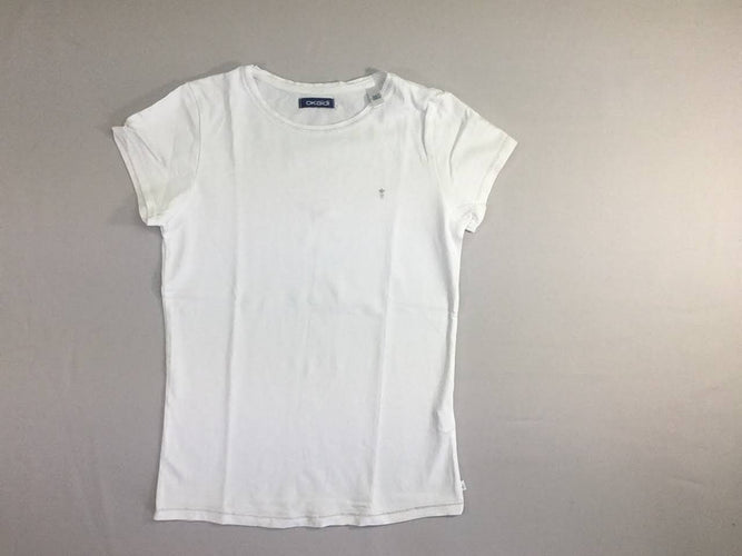 T-shirt m.c blanc Ok, moins cher chez Petit Kiwi