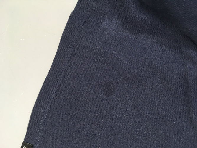 Short bleu foncé jersey -Petite tache arrière, moins cher chez Petit Kiwi