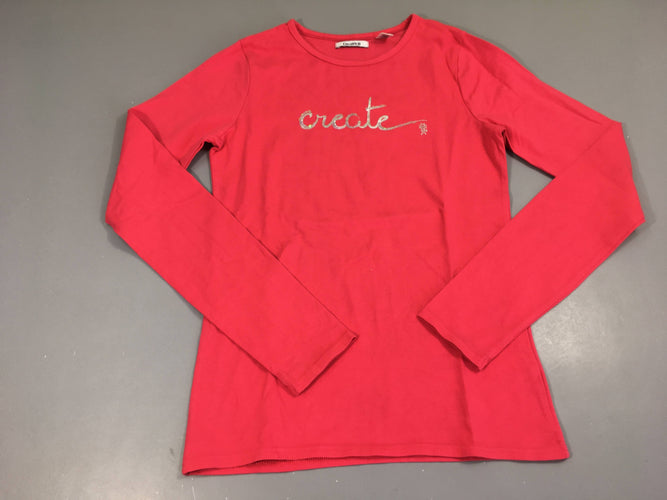 T-shirt m.l rose vif Create sequins, moins cher chez Petit Kiwi