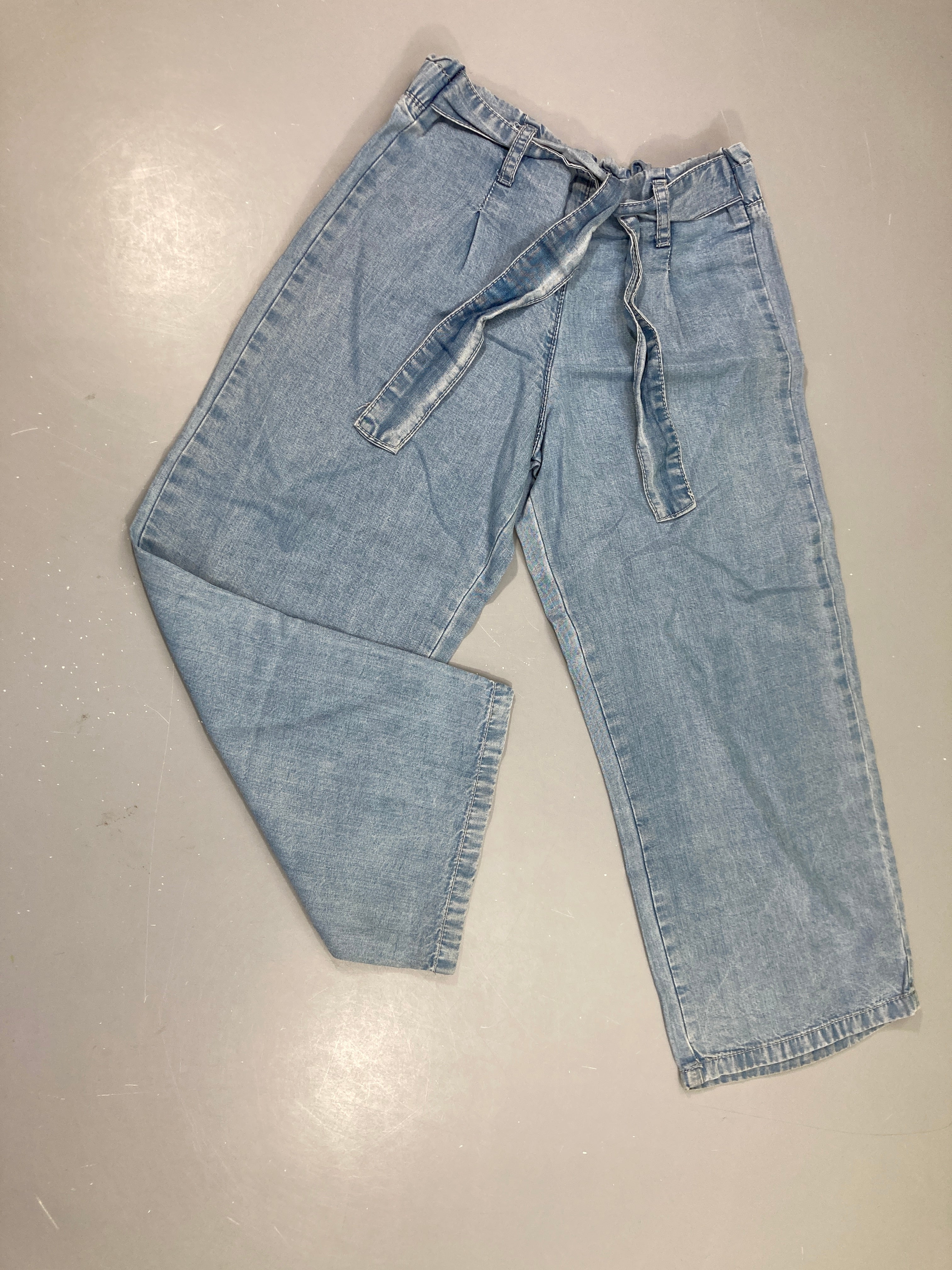 Pantalon denim taille élastique