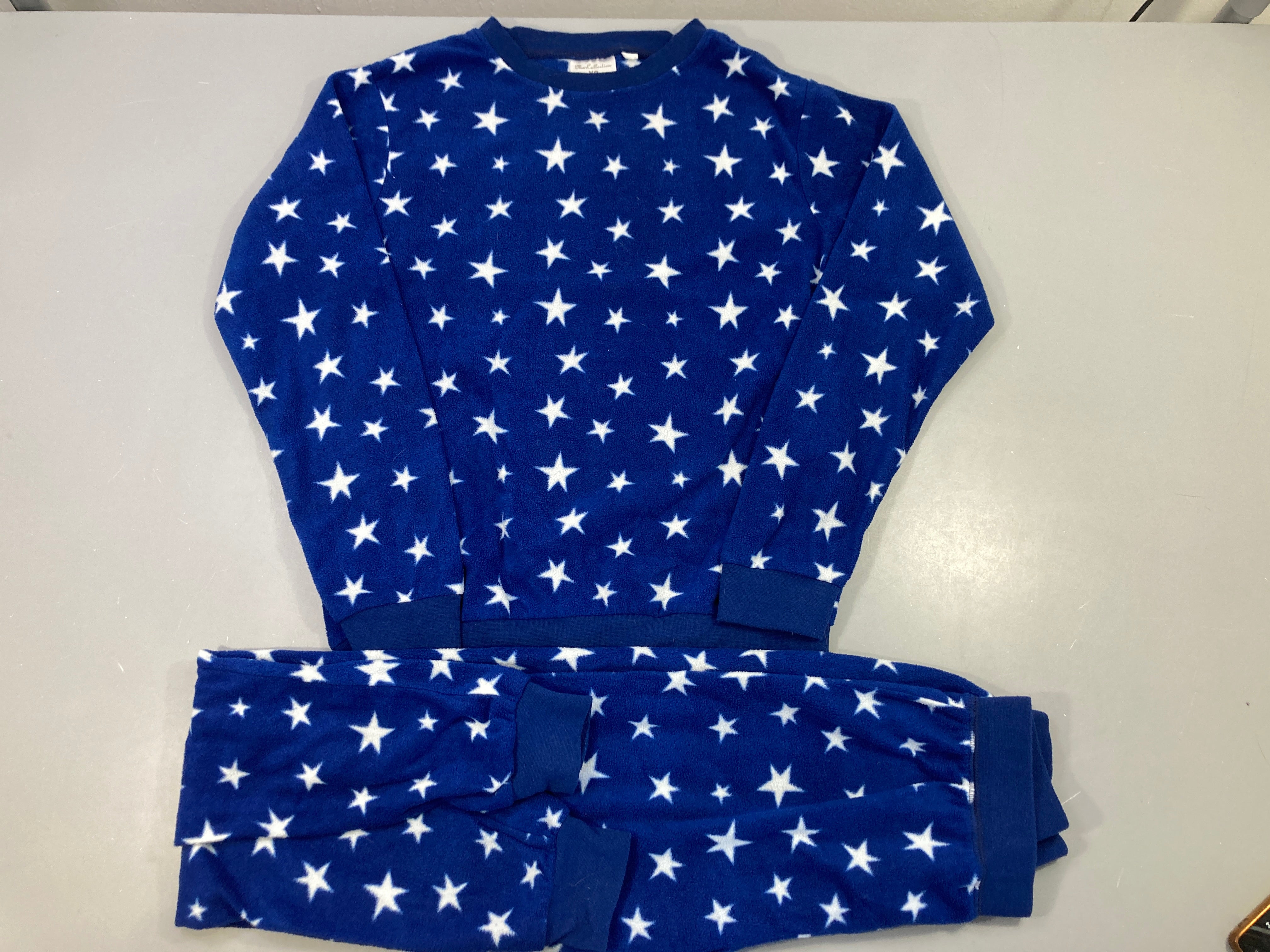 Pyjama 2pcs polar bleu étoiles
