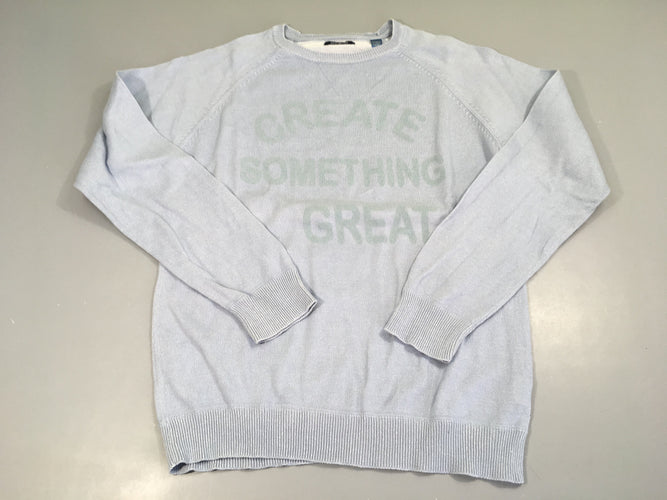 Pull bleu Create, moins cher chez Petit Kiwi