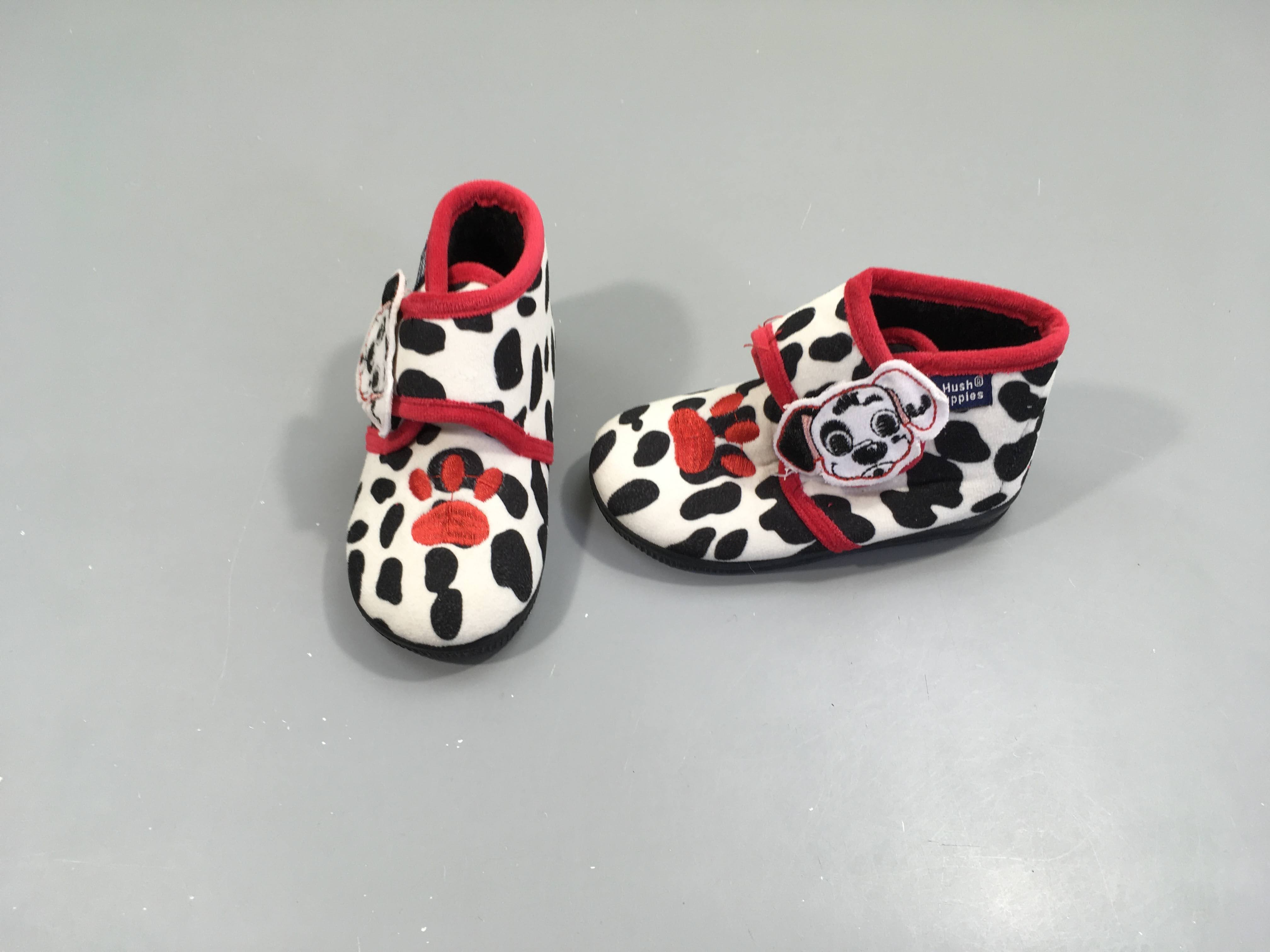 Pantoufles velours bleu dalmatiens, 22, Hush Puppies