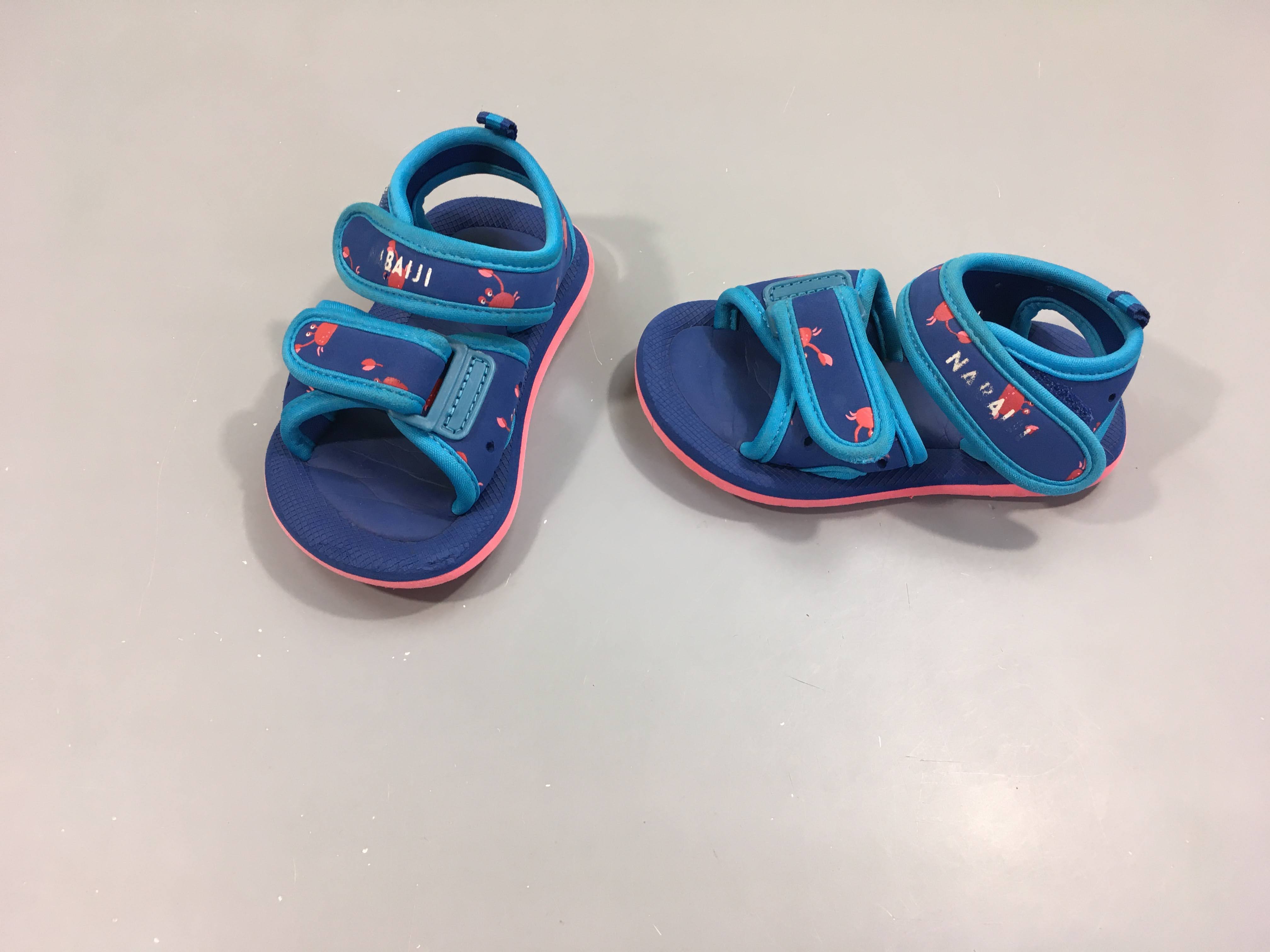 Sandales d'eau bleu crabes, Nabaji, 22