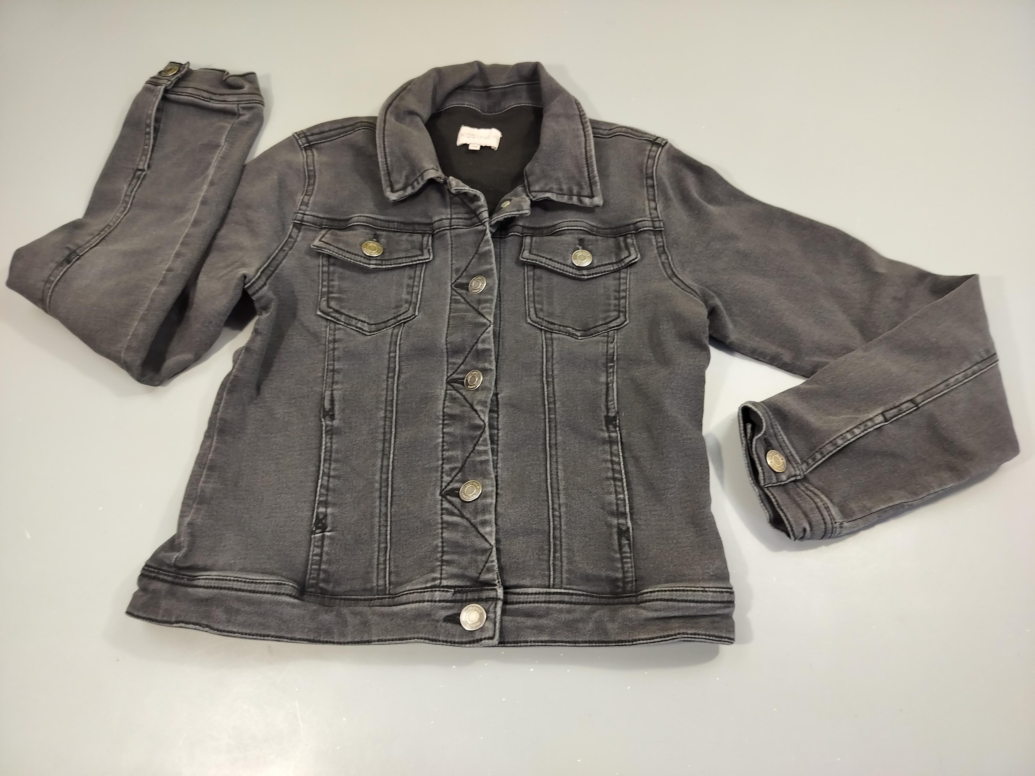 Veste denim noir