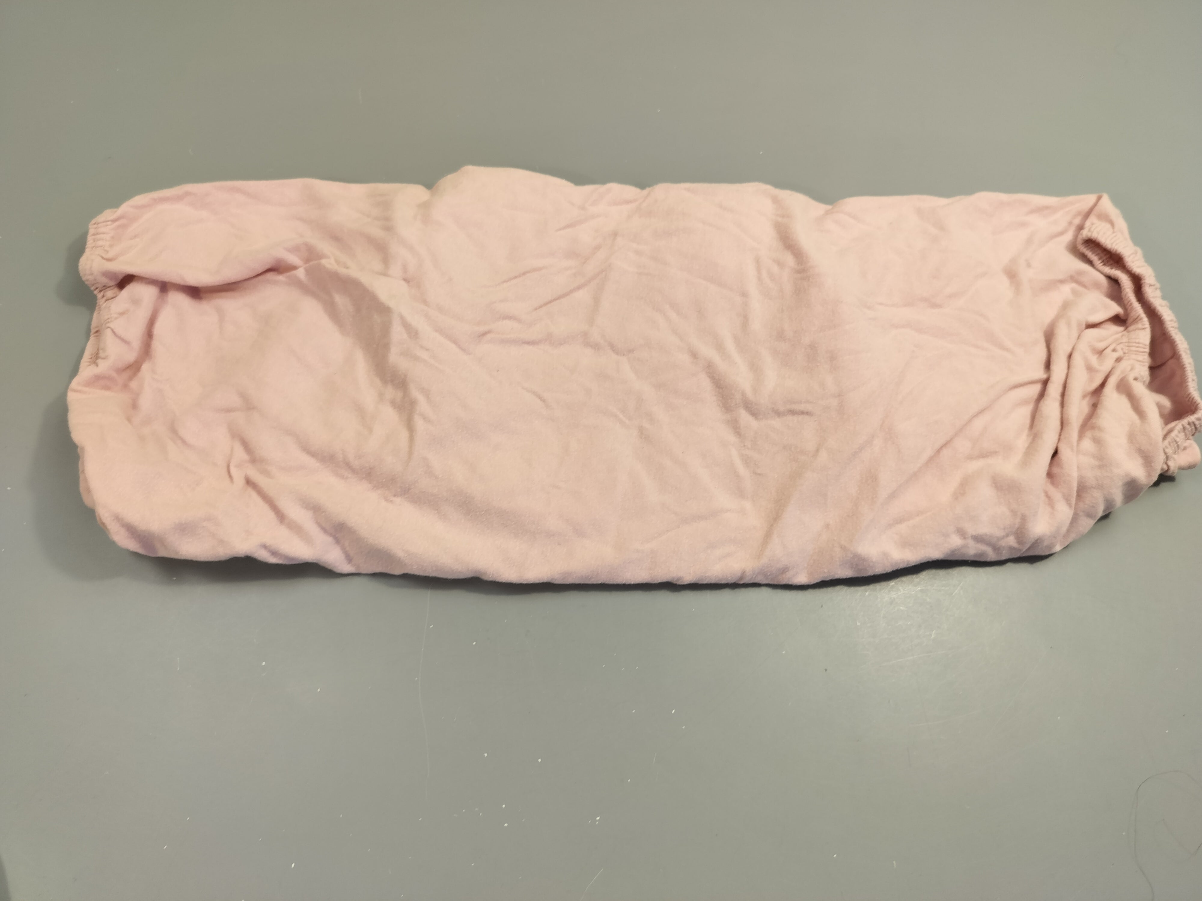 Drap housse jersey rose 60x120 cm