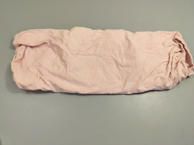 Drap housse jersey rose 60x120 cm, moins cher chez Petit Kiwi