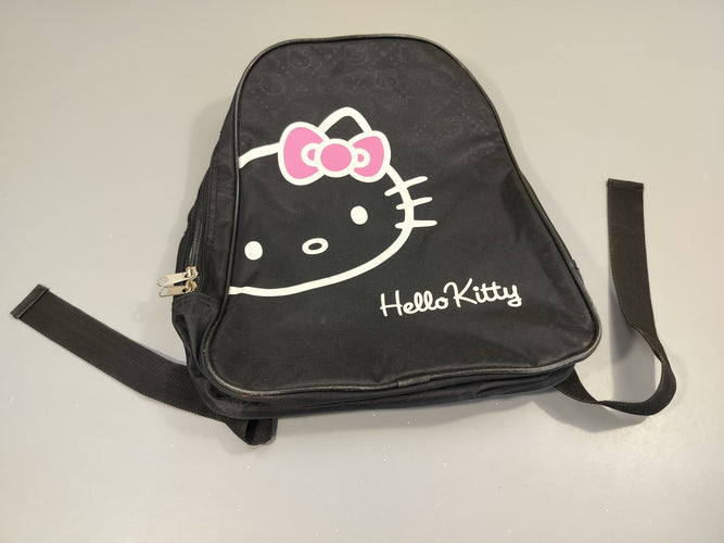 Sac à dos noir "Hello Kitty "Bon état, moins cher chez Petit Kiwi