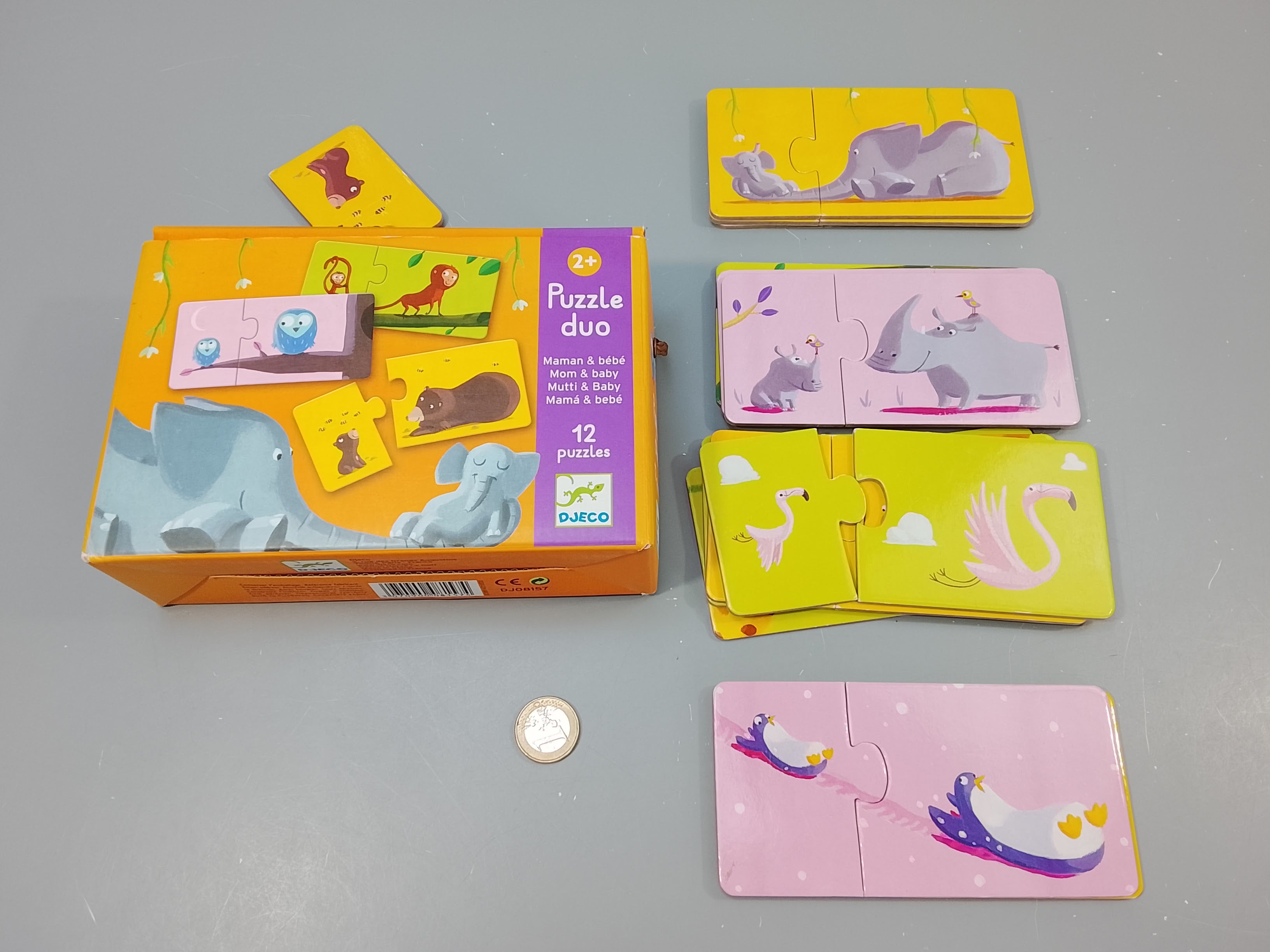 Complet , Puzzle duo, Maman& bébé +2