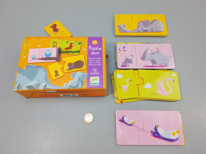 Complet , Puzzle duo, Maman& bébé +2, moins cher chez Petit Kiwi