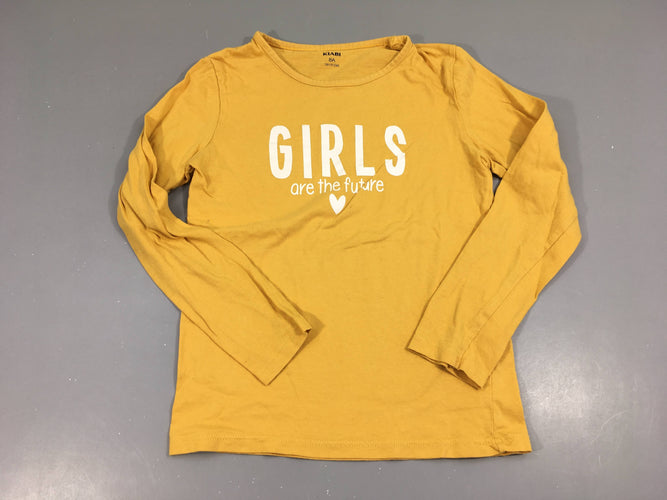 T-shirt m.l jaune girls, moins cher chez Petit Kiwi