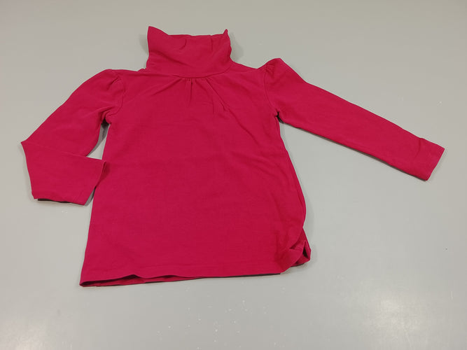 T-shirt m.l col roulé rouge, moins cher chez Petit Kiwi