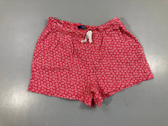 Short jersey rose motifs blancs, moins cher chez Petit Kiwi