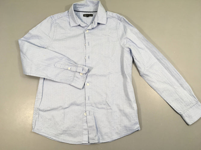 Chemise m.l bleu texturée, moins cher chez Petit Kiwi