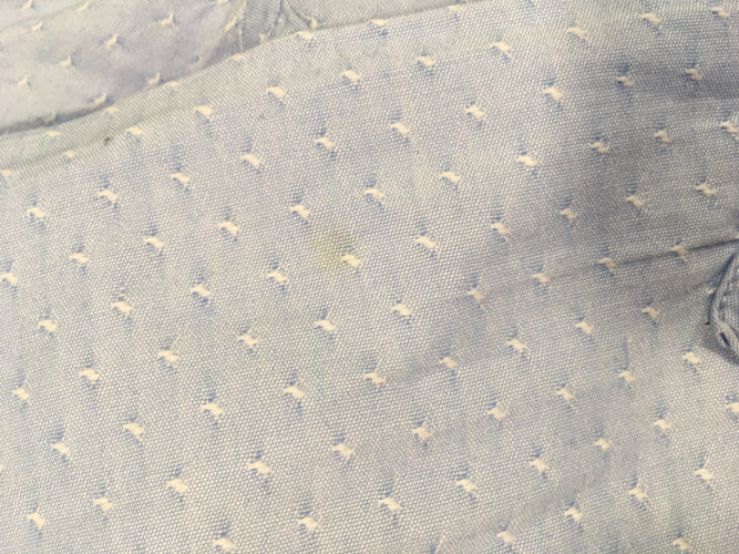 Chemise m.l bleu texturée, moins cher chez Petit Kiwi