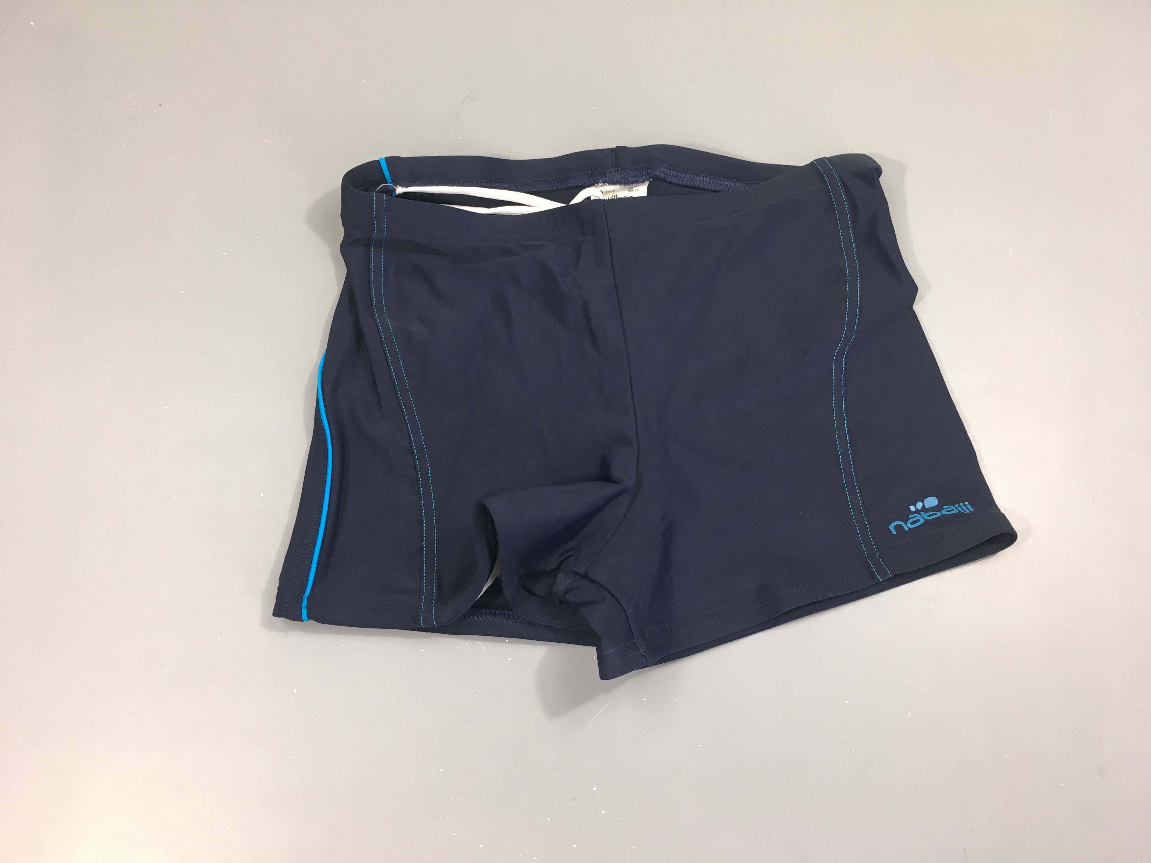 Maillot boxer bleu marine Nabaiji