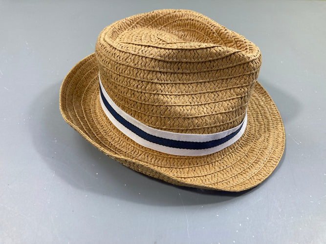 Chapeau effet paille, 54cm, moins cher chez Petit Kiwi