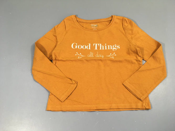 T-shirt m.l orange Good, moins cher chez Petit Kiwi