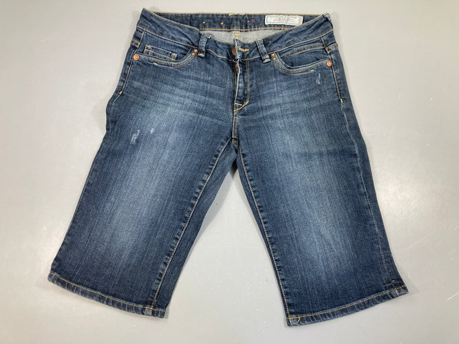 Bermuda long jean, W28, moins cher chez Petit Kiwi