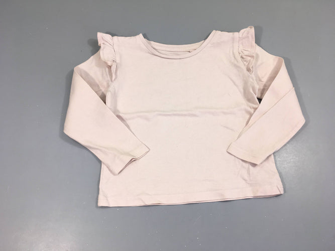 T-shirt m.l rose froufrous, moins cher chez Petit Kiwi