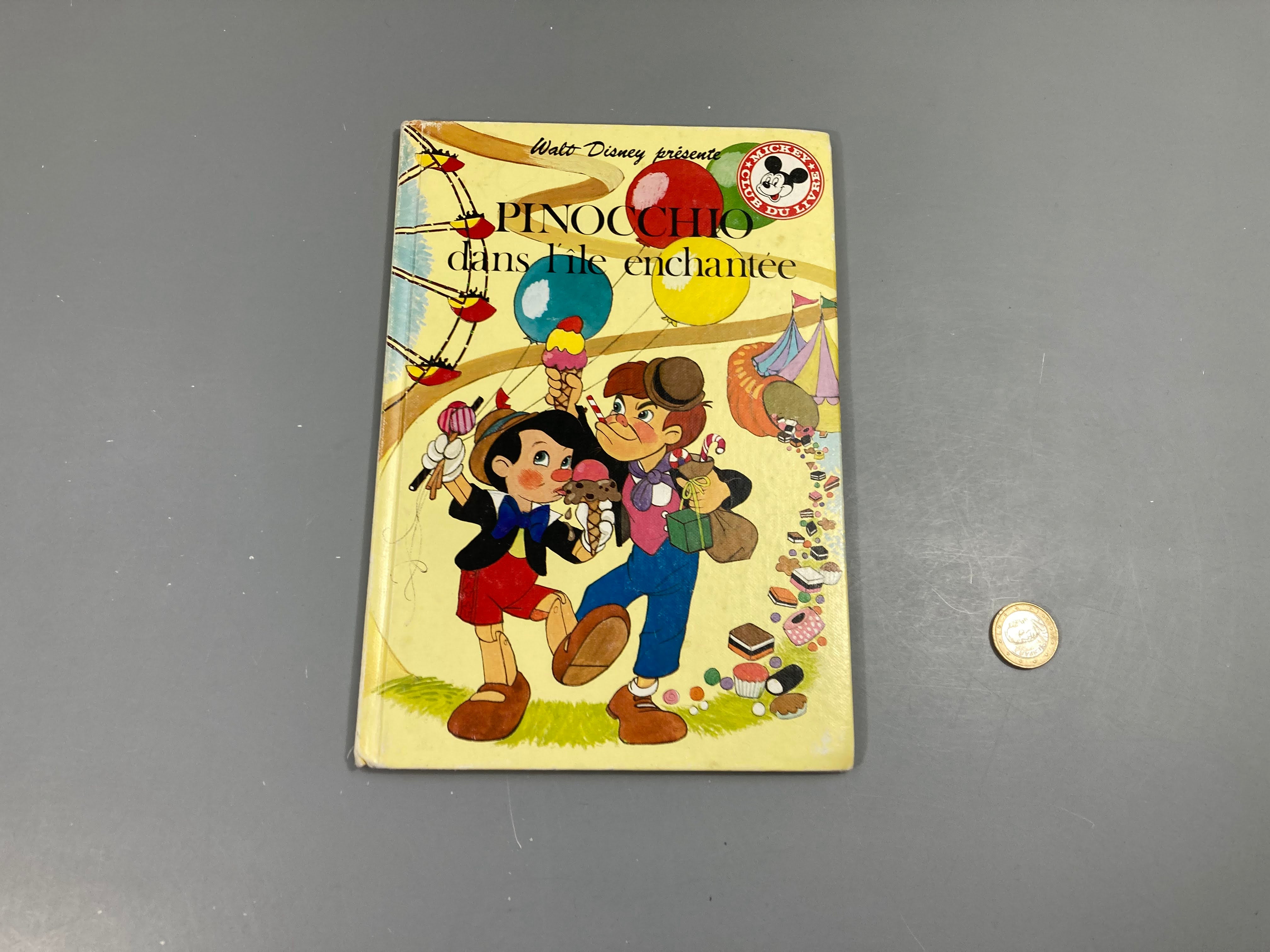 Pinocchio dans l'île enchantée