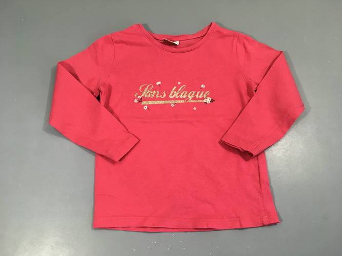 T-shirt m.l rose Sans blague, moins cher chez Petit Kiwi