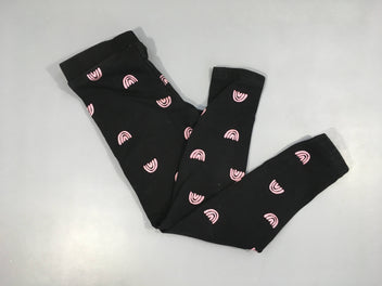 Legging épais noir arc-en-ciel