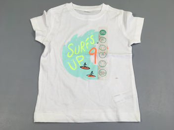 NEUF T-shirt m.c blanc 3Surfs